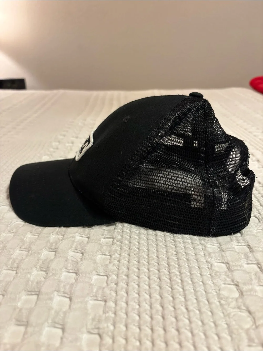 RVCA Black Logo Patch Baseball Cap SnapBack